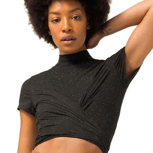 Lululemon Time to Restore Mock Neck Short Sleeve